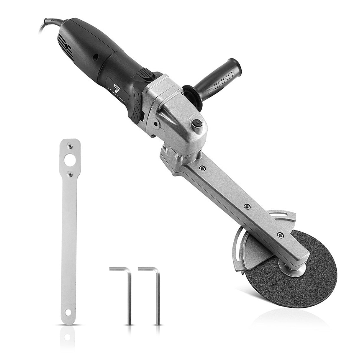 Steelworks KSCHLEFER KS-800 ST / Long neck grinder / angle grinder / grinding device for polishing, rusting and deburring