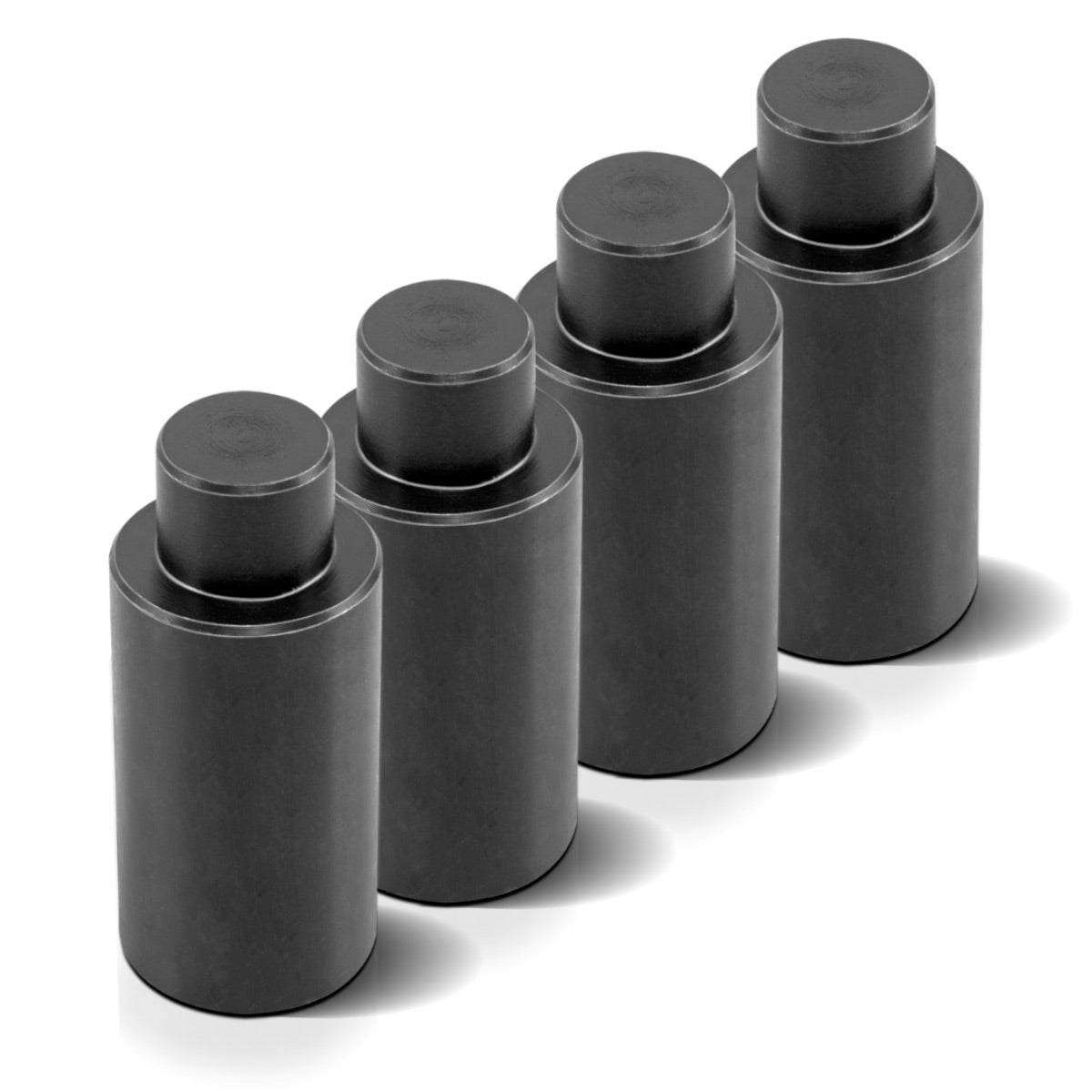 Bulloni di bloccaggio del bullone di arresto in acciaio 25 x 50 mm per tabelle di saldatura con sistema D16 fori 4 set
