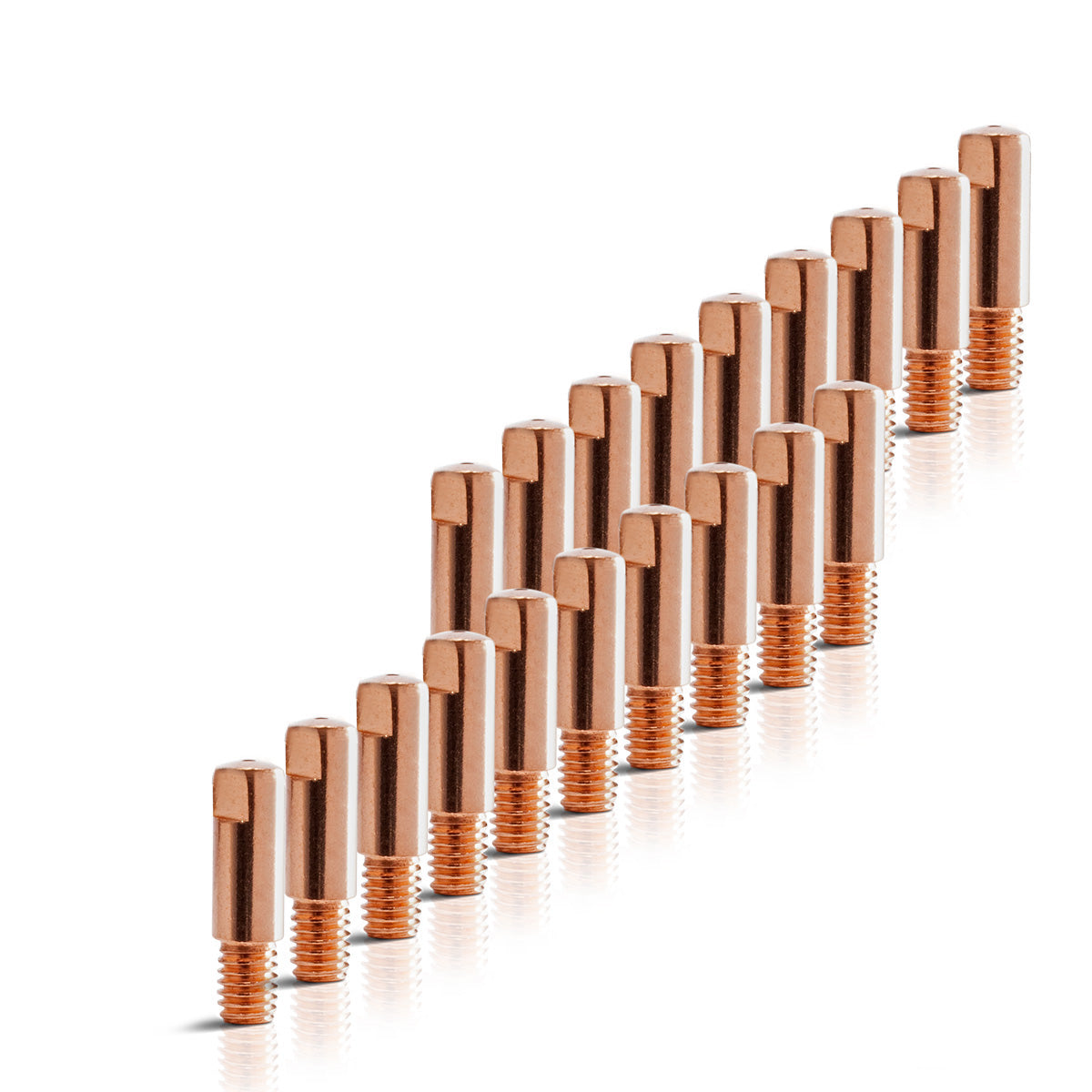 مجموعة STAHLWERK مكونة من 20 قطعة AK15 | إم بي 15 | ايه كيه 14 | نصائح الاتصال MB14 | فوهات الاتصال M6x25 في مجموعة أجزاء ارتداء MIG MAG مقاس 0.9 مم | ملحقات اللحام لمشاعل اللحام