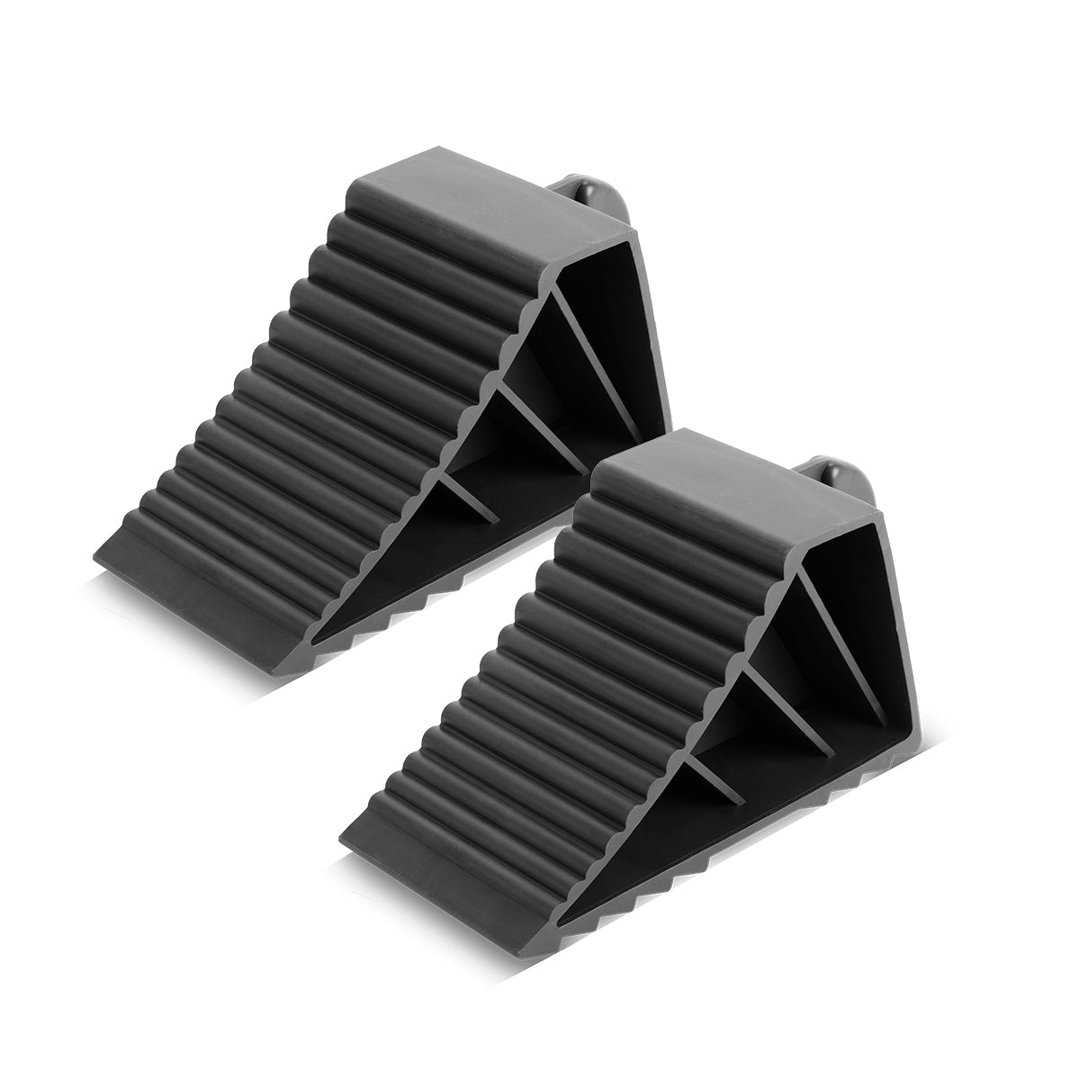 STAHLWERK wheel chocks GT-02 ST set of 2 up to 1.5 t axle load brake chock | stumbling block | Wheel chock | Wheel chocks for car trailers, motorhomes, caravans or caravans