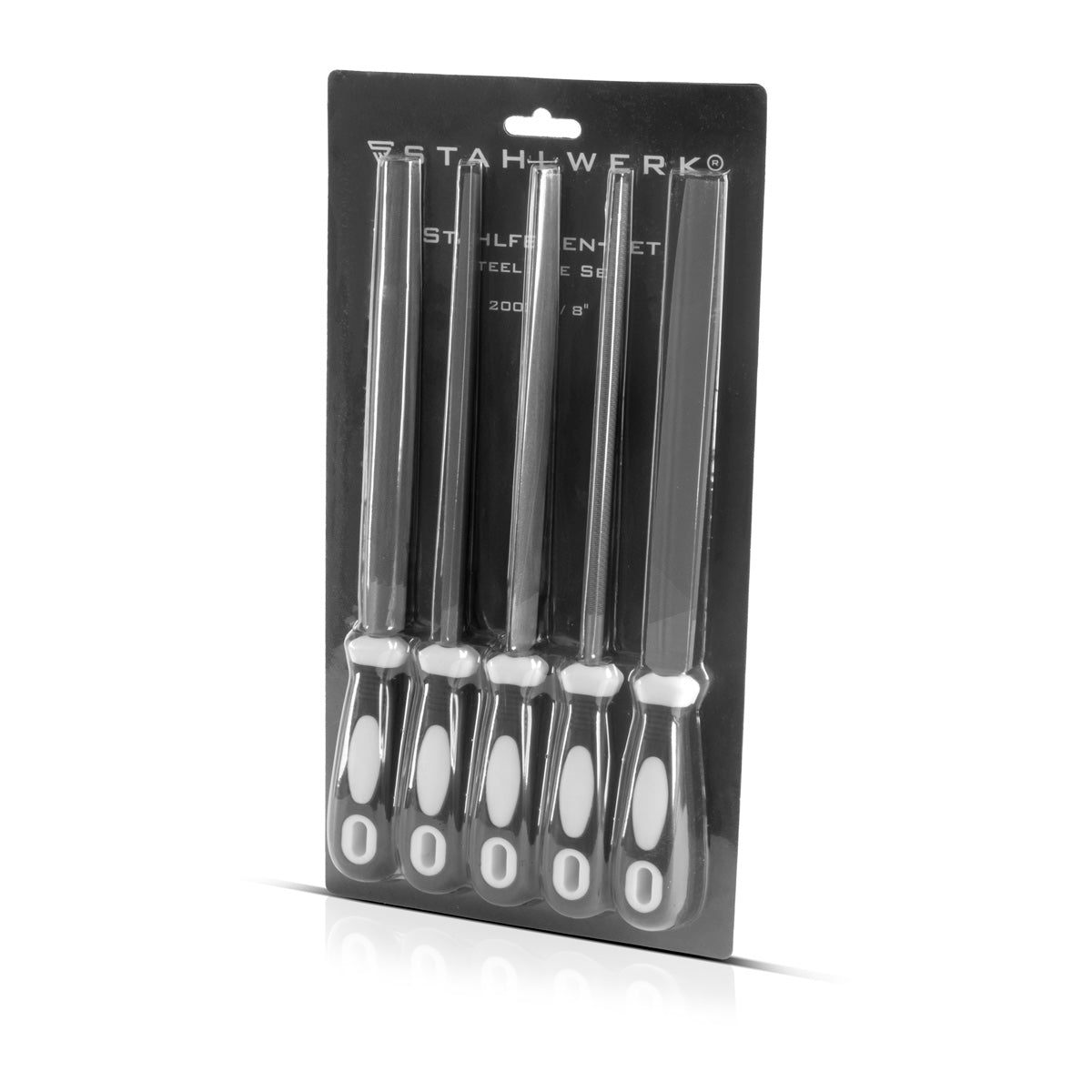 Stahlwerk steel files 5 Set 200 mm | 8 "Raspeln | metal files | workshop files | File set for professional editing metal, wood and plastics