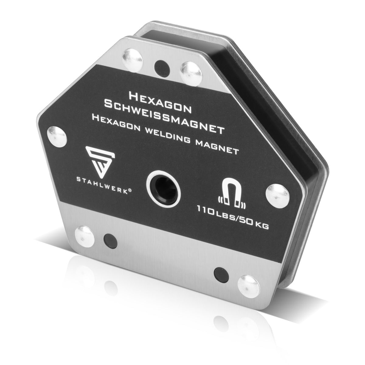 Steelworks Hexagon welding magnet | Powerful magnet for versatile applications with 50 kg adhesive power
