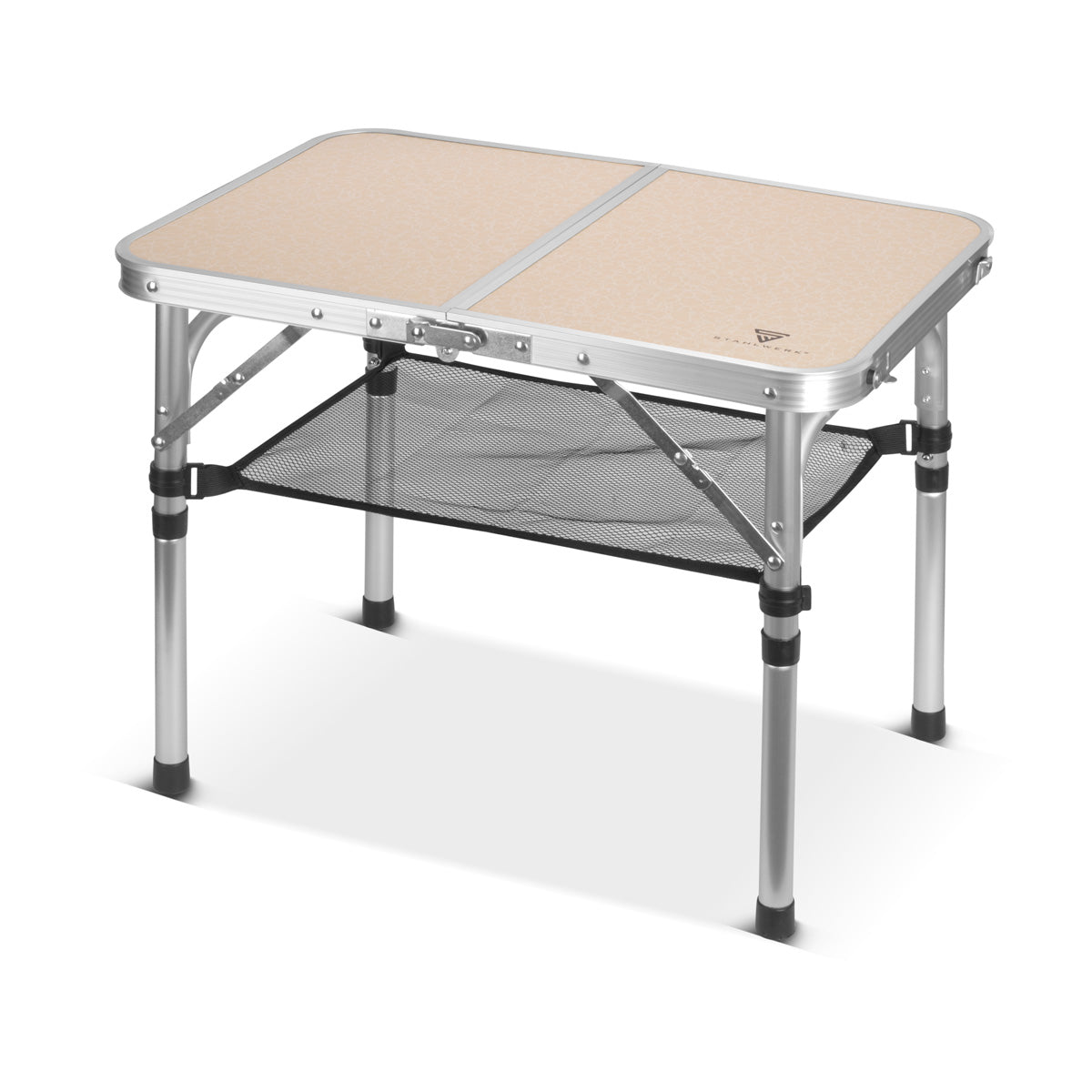 Tableau de pliage en aluminium Steelworks 60 x 40 x 48 cm Tableau de camping | Table en aluminium | Table de jardin | Meubles de camping | Table pliante | Table de pique-nique