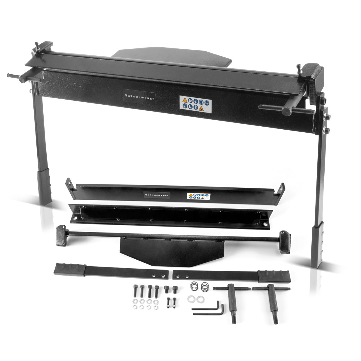 Banc de funning Steelworks AB -630 ST - Machine de flexion en tôle pour les feuilles jusqu'à 1,2 mm d'épaisseur, angle de flexion 0 à 135 degrés, zone de travail 630 mm