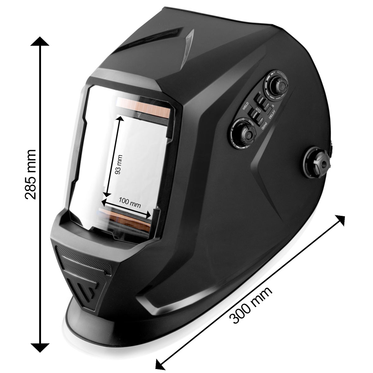 Stahlwerk ST-990 XTC full automatic real color, welding helmet with 3 in 1 function, matt black