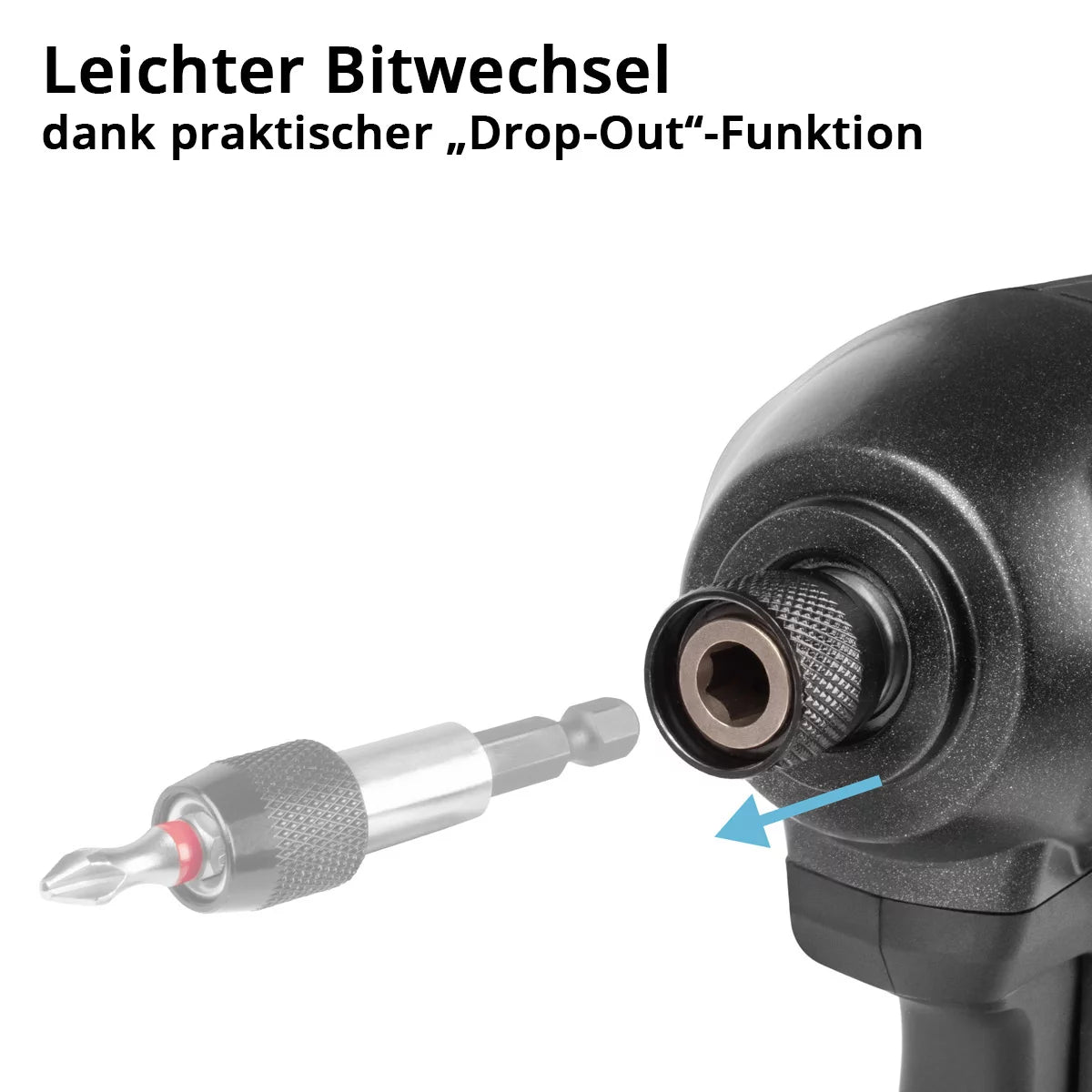 STAHLWERK cordless impact wrench ADS-190 ST | 20 volt system | Cordless screwdriver with brushless technology | Rotary impact wrench 190 Nm | Includes battery and charger | 1/4" hex bit holder