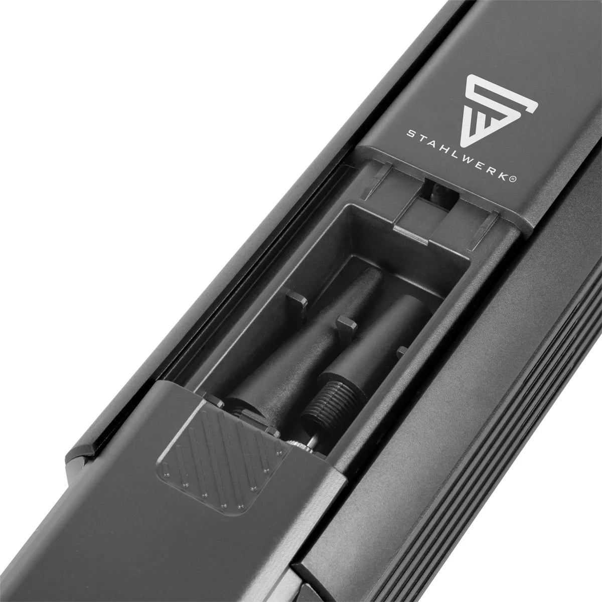 STAHLWERK Akku-Kompressor HF-800 ST | Reifenkompressor mit 4.000 mAh Lithium-Akku | 80 W Leistung, max. 4,2 bar | Digitaldisplay mit psi/bar/kg/cm² | Automatik-Abschaltung | LED-Arbeitslicht
