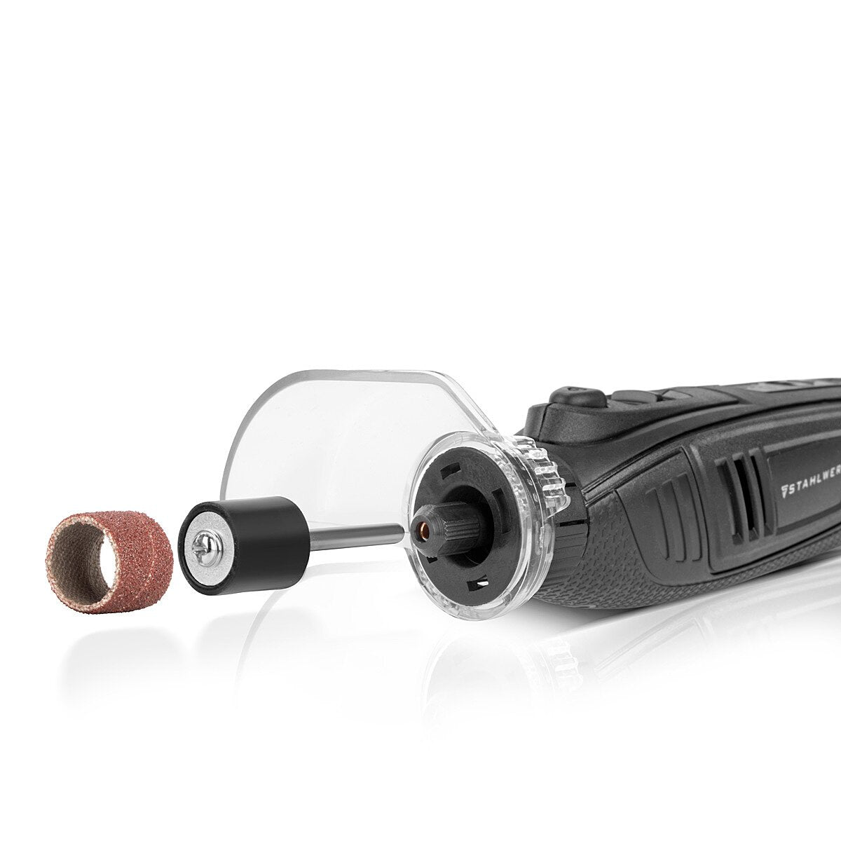 Batería SteelWorks Grinder multipropósito AMF-80 ST 5,000-25,000 RPM 2,000 MAH Herramienta multifuncional / herramienta de giro / dispositivo de molienda / mini comida con accesorios de 53 partes y cable de carga USB
