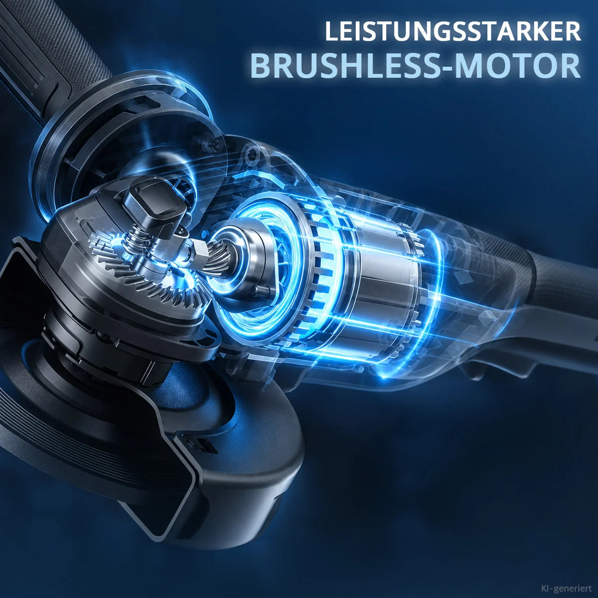 STAHLWERK Akku-Winkelschleifer WILLI | 20 Volt-System | 125 mm Scheibendurchmesser | M14 Spindel | Brushless | Akku zum Schleifen, Schneiden und Polieren
