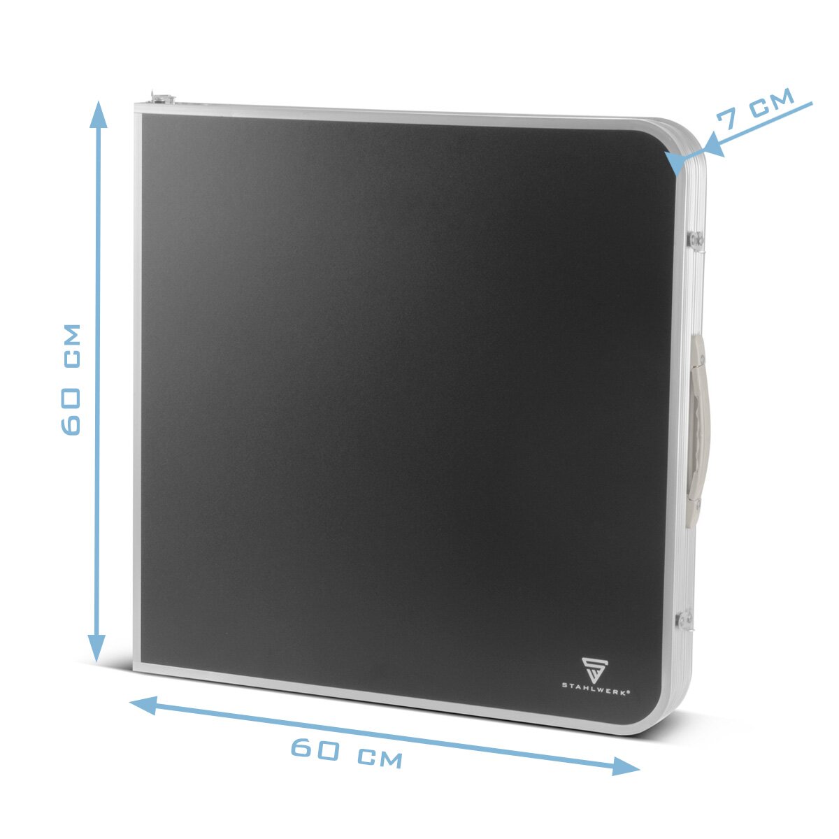 Table de camping en acier avec 4 tabourets | Tableau de pliage réglable en aluminium réglable 120 x 60 x 55 - 70 cm Tableau de jardin | Meubles de camping | Table pliante | Ensembles de table pliables dans l'ensemble avec 4 chaises de camping