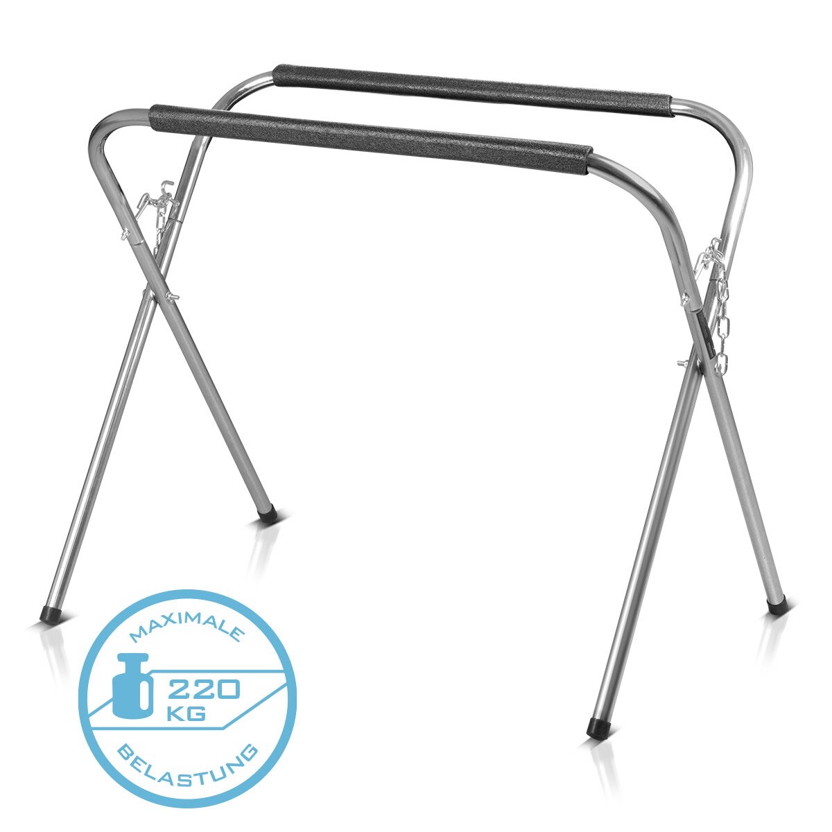 Steelworks pliable TAS-220 ST | JEUNE DE DISC MOBILE | Acier de pare-brise stable en acier avec rembourrage en mousse | Stand de laque pour la réparation des voitures | Réparation de véhicules à moteur | Capacité de charge jusqu'à 220 kg