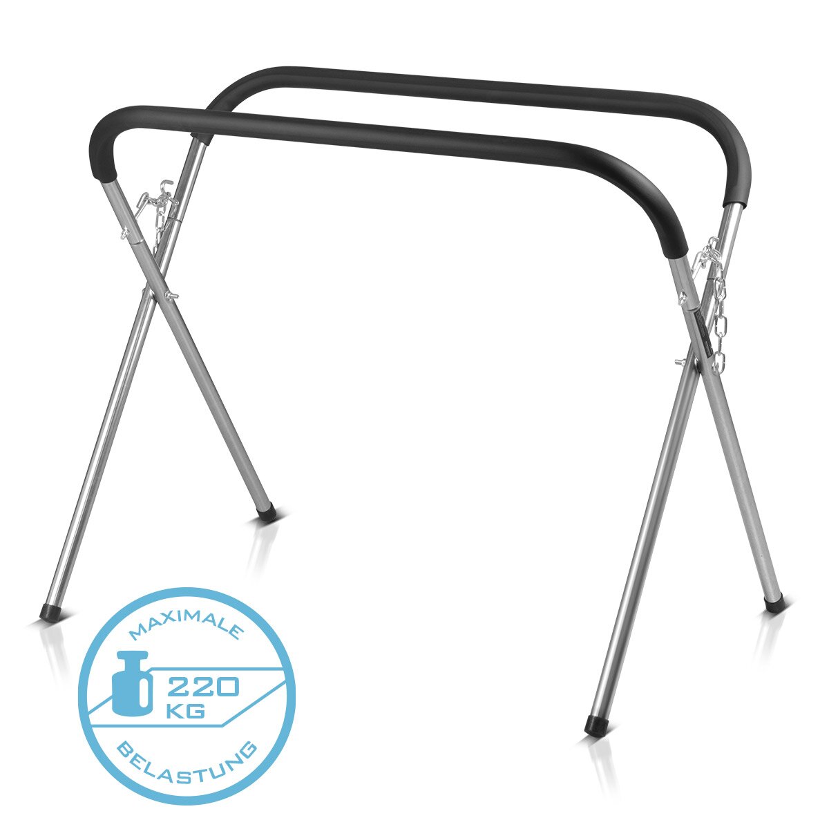 Steelworks de trabajadores portátiles TASP-220 ST | Soporte de disco de protección del viento plegable | Stable Repair Stand de acero con espuma PU | Discock | Reparación de coche | Reparación de vehículos motorizados | Hasta 220 kg de capacidad de carga