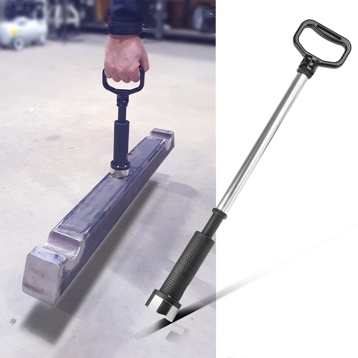 Herramienta de grabación magnética de Steelworks | Herramienta de recogida | Imán estable con longitud variable | Levantador magnético | Magnet de taller para hacer que las piezas, tornillos y tuercas pequeñas magnéticas sin esfuerzo