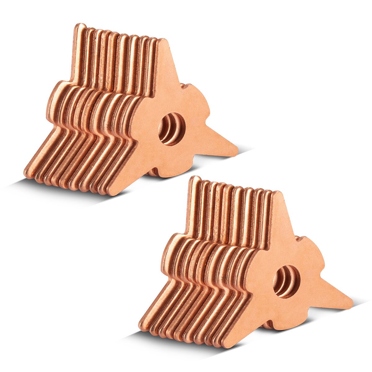 STAHLWERK Ausbeulsterne 20er Set, Smart Repair Zubehör für Ausbeulspotter / Dellenlifter / Punktschweißgerät / Ausbeulwerkzeug zur professionellen Reparatur von Kfz Karosserien