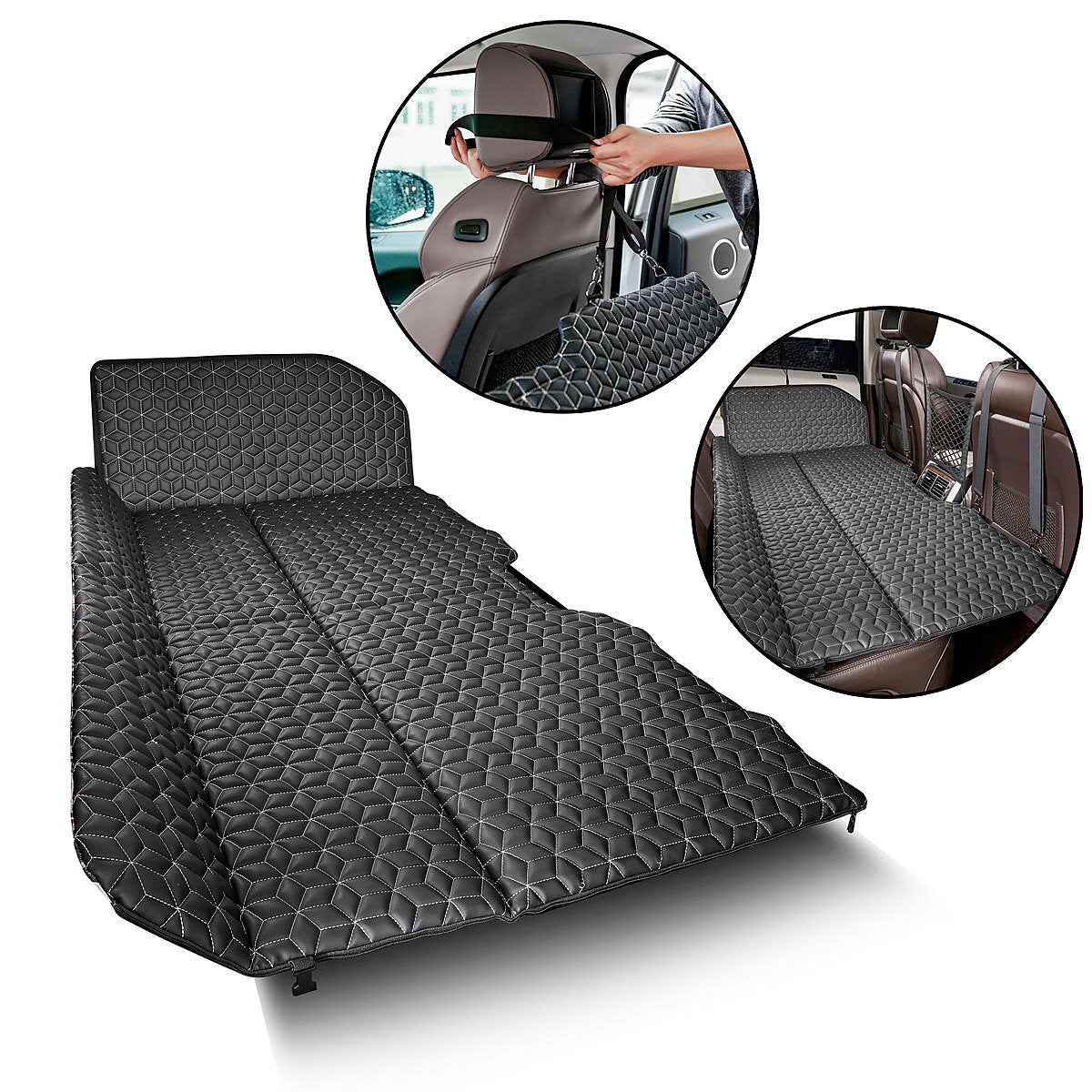 Stahlwerk Automatz CB-132 St Mattress du siège arrière pliable St | Travels | Mattreux du siège arrière | Matelas pliant | Lit de voyage | Voiture de voiture premium pour siège arrière et siège arrière