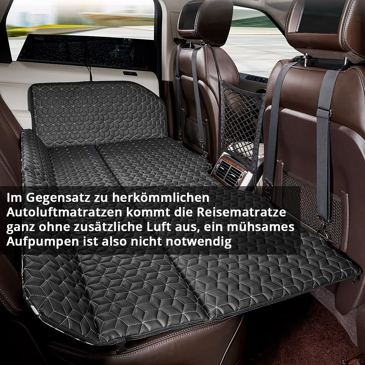 Stahlwerk Automatz CB-132 St Mattress du siège arrière pliable St | Travels | Mattreux du siège arrière | Matelas pliant | Lit de voyage | Voiture de voiture premium pour siège arrière et siège arrière