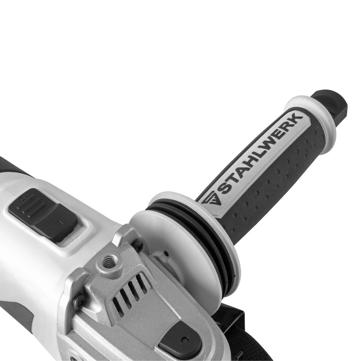 Steelworks Brushless battery angle grinder AWS-20 ST solo | 20 volt system | 0 - 7500 min -1 | Disc sizes 115 mm & 125 mm | Separation grinder | Separate witch | 7 year guarantee