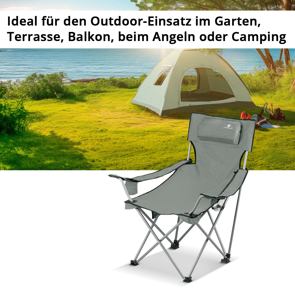 Chaise de camping Steelworks CS-95 St Garden Chaise | Chaise pliante | Fauteuil pliant | Chaise à pêche à la ligne | Chaise pliante | Fauteuil pliant | Fauteuil à pêche