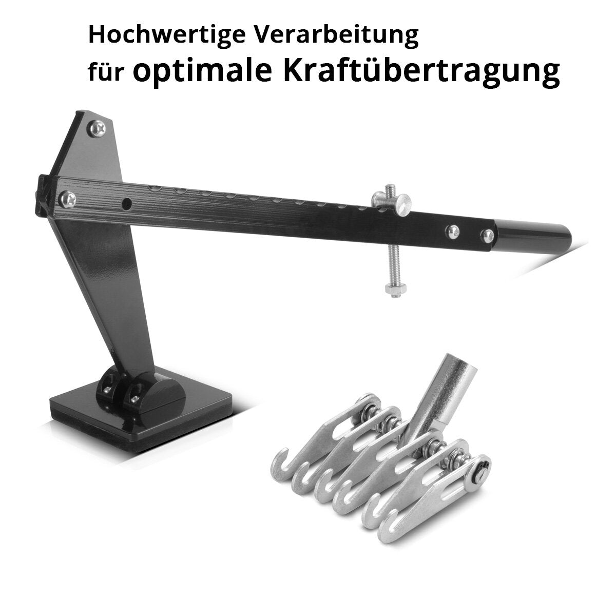 STAHLWERK Dellenzieher Set mit Ausbeulkralle und Aluminium-Dellenabzieher | Smart Repair Zubehör für Ausbeulspotter | Dellenlifter Ausbeulwerkzeug zur professionellen Reparatur von Kfz-Karosserien