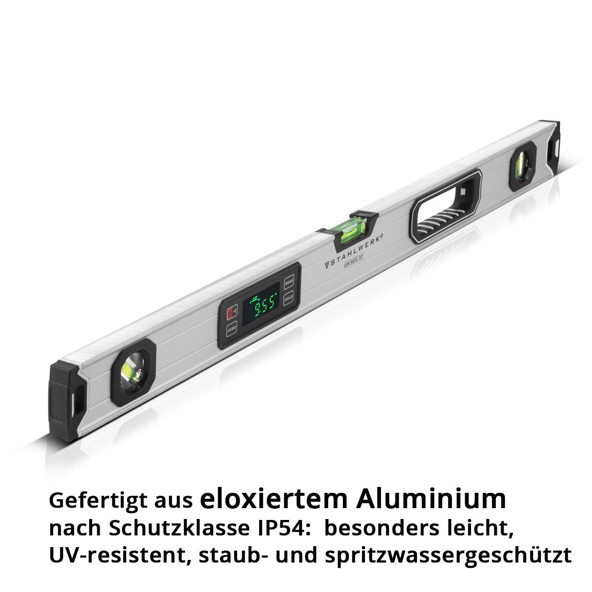 Steelworks numérique Wallowing DW-800 ST en aluminium avec une échelle directionnelle magnétique de longueur de 800 mm | Échelle de l'eau de l'aimant | Échelle d'eau en aluminium | Échelle d'eau numérique | Couteau en linge