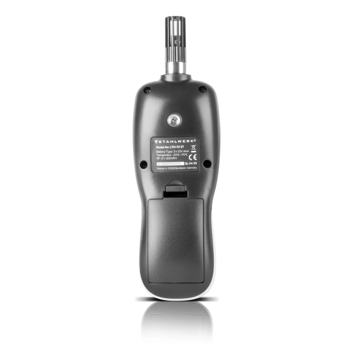 STAHLWERK humidity and temperature measuring device | Precise digital measuring device for professional determination of the room climate | Ideal for controlling temperature and humidity