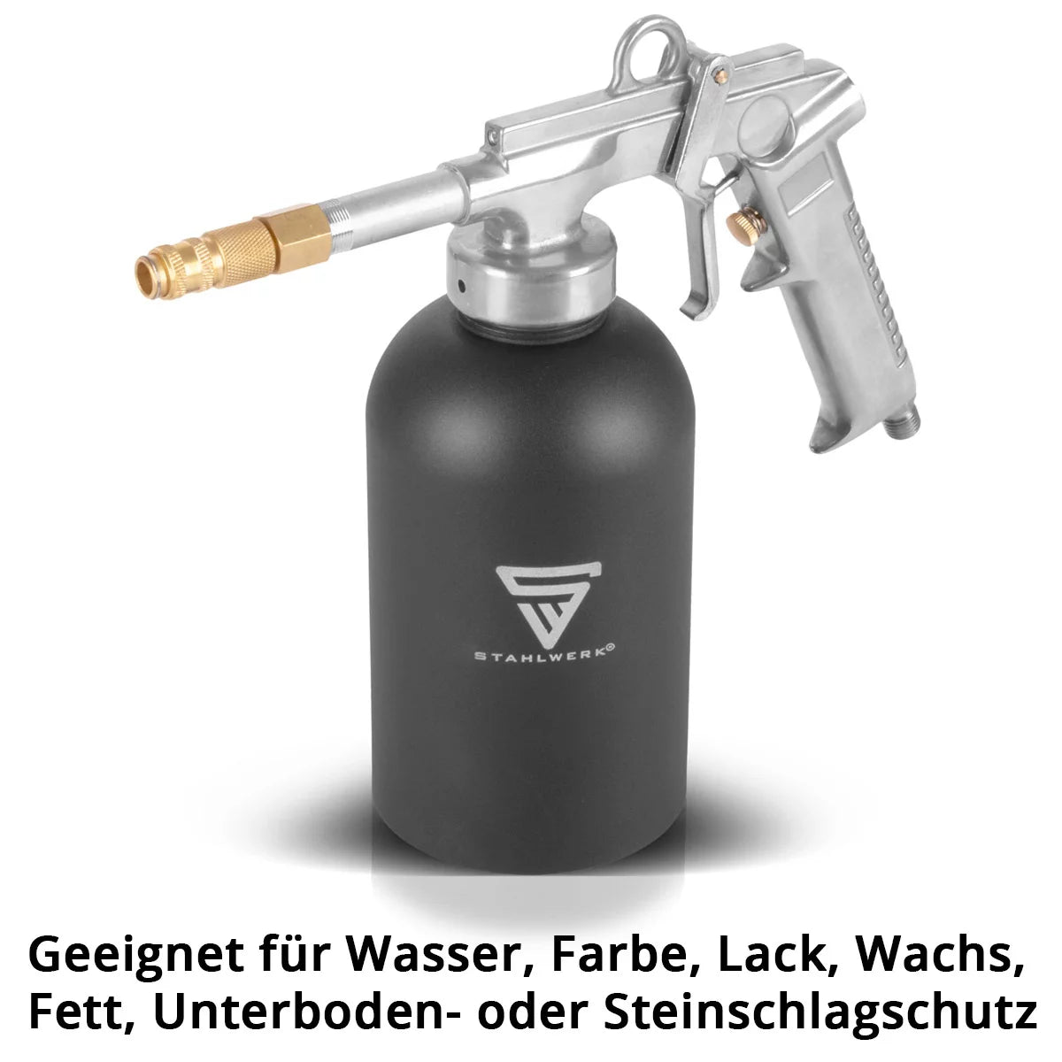 Gun de pulvérisation de protection de la rouille en acier 1100 ml 4-6 Bar Gun cavité | Pistolet de tasse imprimée | Pistolet de protection des sous-corps | Pistolet à air comprimé | Scellage de la cavité | Protection contre la corrosion