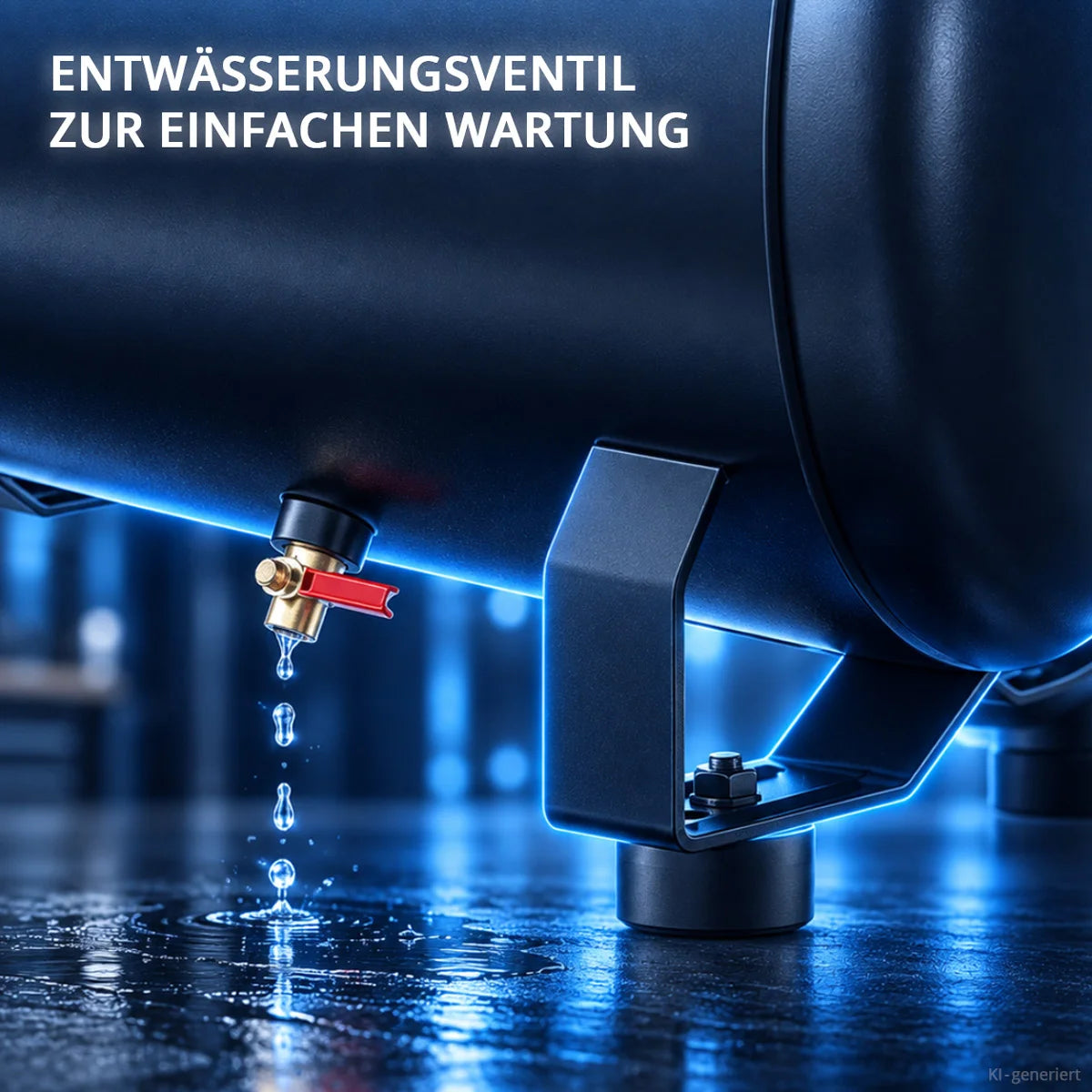 STAHLWERK Kompressor ST-501 Pro mit 10 bar | 1,97 PS | 1,45 kW | 250 l/min | 50 L Tank | Ölfreier Druckluft-Kompressor | Kolben-Kompressor | Silent-Kompressor | Flüster-Kompressor mit Brushless-Motor