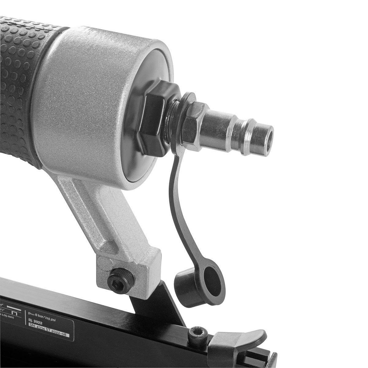 STAHLWERK Druckluft Nagler DN-50 ST 2 in 1 Nagelpistole | Tacker | Streifennagler | Klammernagler mit 5-7 Bar Arbeitsdruck, Metallgehäuse, geeignet für 18 Gauge Nägel und Tackernadeln inklusive Zubehör und Transportkoffer