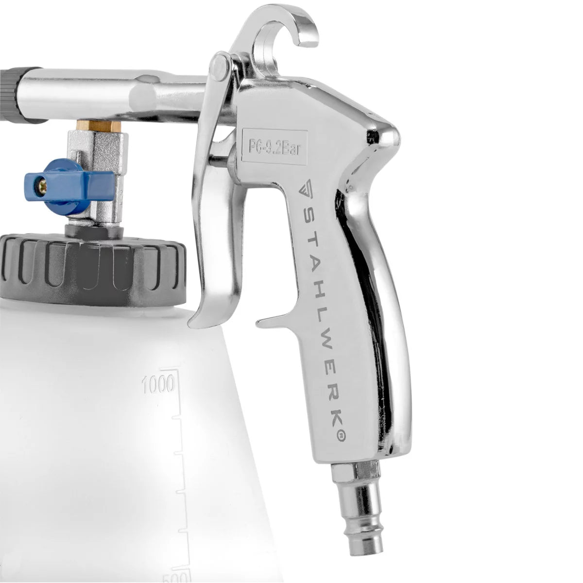 Steelworks Pun di pulizia dell'aria compressa RP-90 ST con set di accessori | Cleaner d'aria compresso con effetto tornado | Cleaner interiore | Lavare la pistola | Pistola a patta motore per pulire le superfici sporche