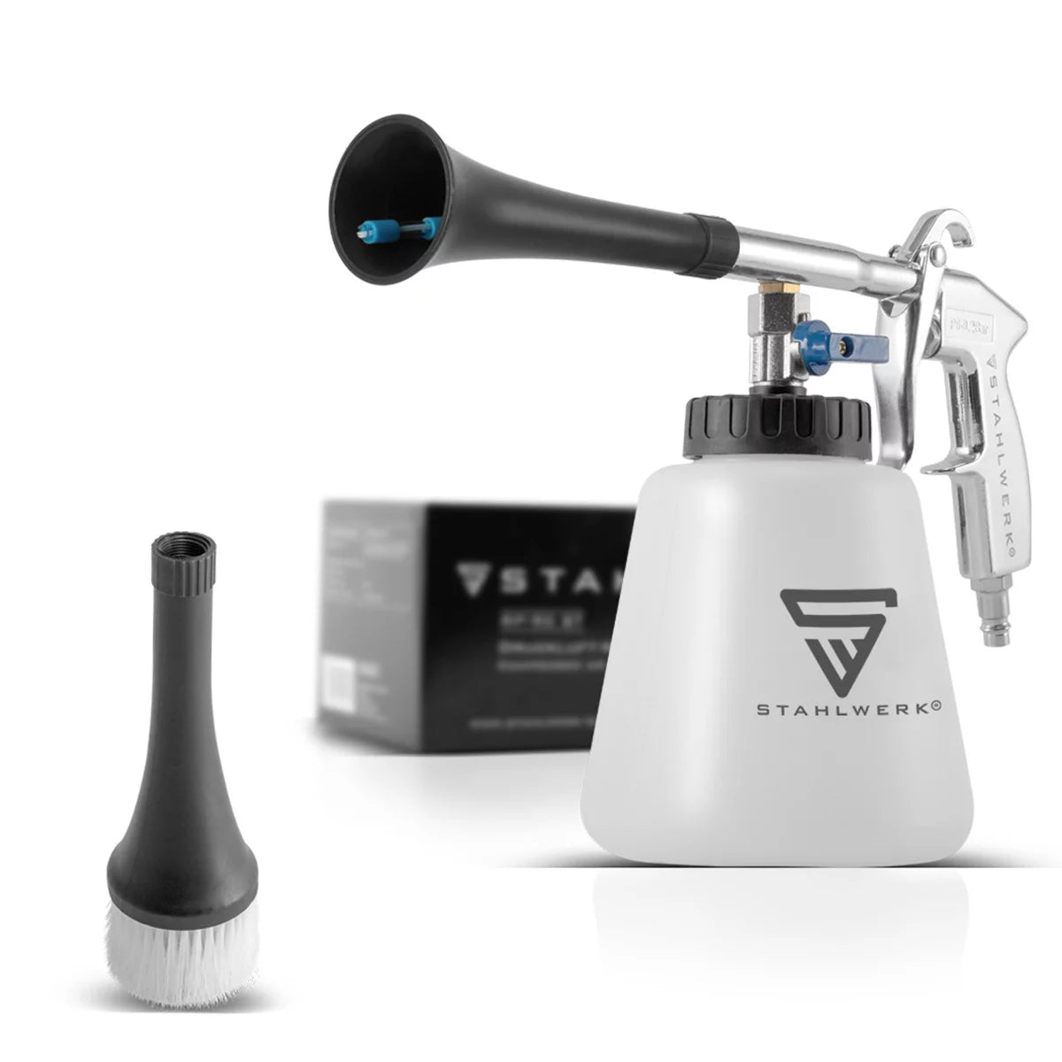 STAHLWERK professional compressed air cleaning gun RP-90 ST, high-quality compressed air cleaner with tornado effect for effective cleaning of dirty surfaces