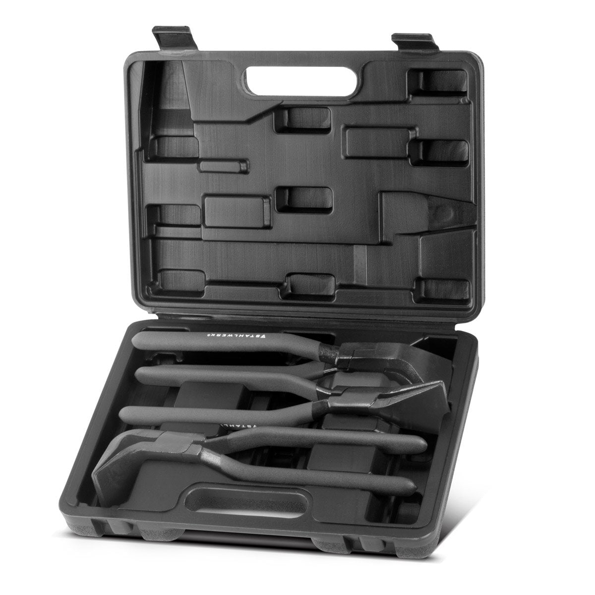 Stahlwerk folding tongs set 0 ° | 45 ° | 90 ° with 60 mm mowing width tongue pliers | Tlech pliers | Bending pliers | Spengler pliers | Tin -bending pliers | Roofer pliers | Plumbing tongs made of robust carbon steel