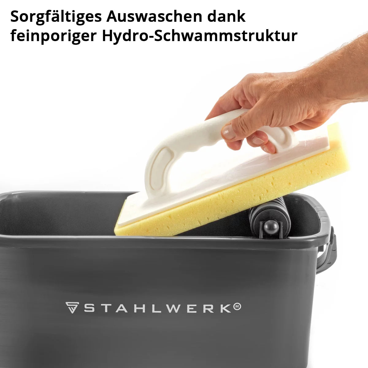 Steelworks tile washet | 4-part tiler washing set | Professional tile washing set with 12 liters of bucket | Tile washboard | Ribbon board | Tile cleaning | Perfect tiles