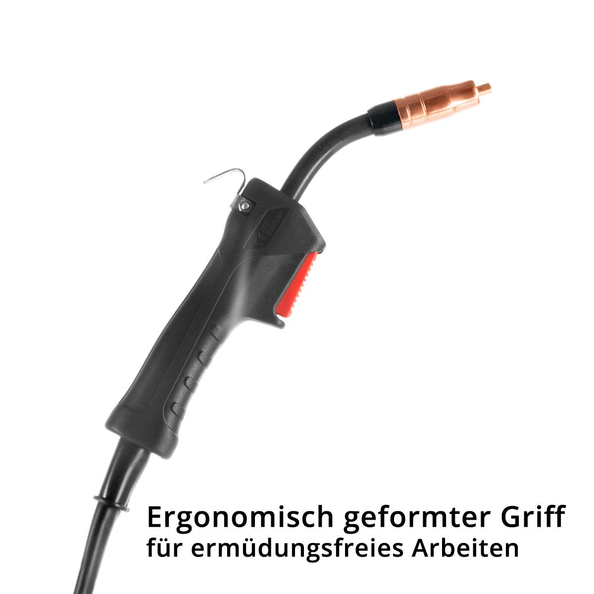 Stahlwerk AK14 | MB14 Flux weld burner | Burner up to 160 A including a 2 m hose package, professional welding accessories for flux welding devices with 9 mm thorn connection