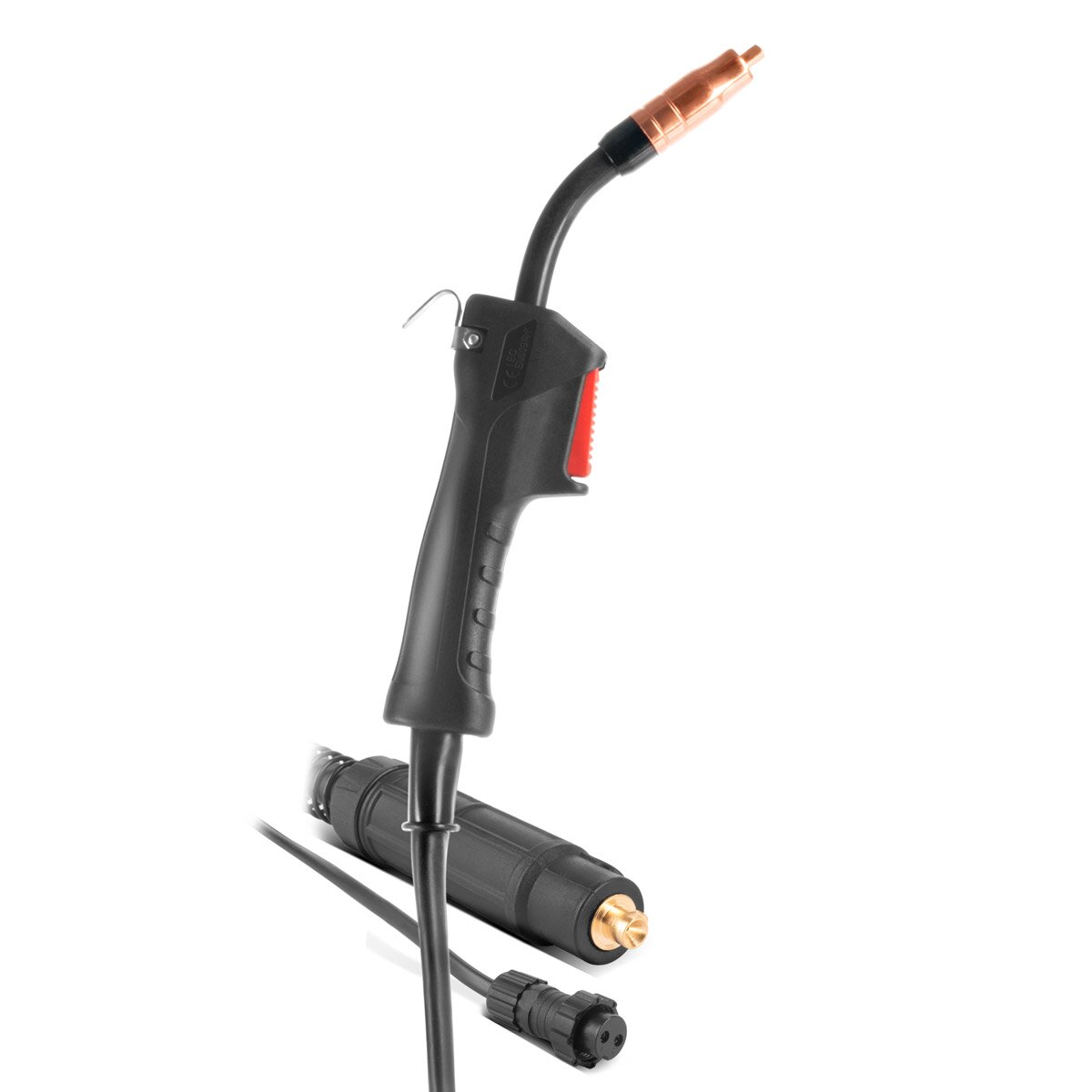Stahlwerk AK14 | MB14 Flux weld burner | Burner up to 160 A including a 2 m hose package, professional welding accessories for flux welding devices with 9 mm thorn connection