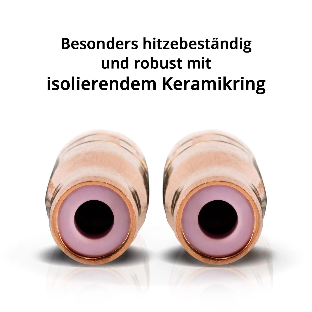 STAHLWERK 4er Set Fülldrahtdüse Gasdüse für Fülldraht Schweißen MIG MAG passend für AK15/MB15 Brenner bis zu 200A FLUX gasloses Schweißen Schweißzubehör