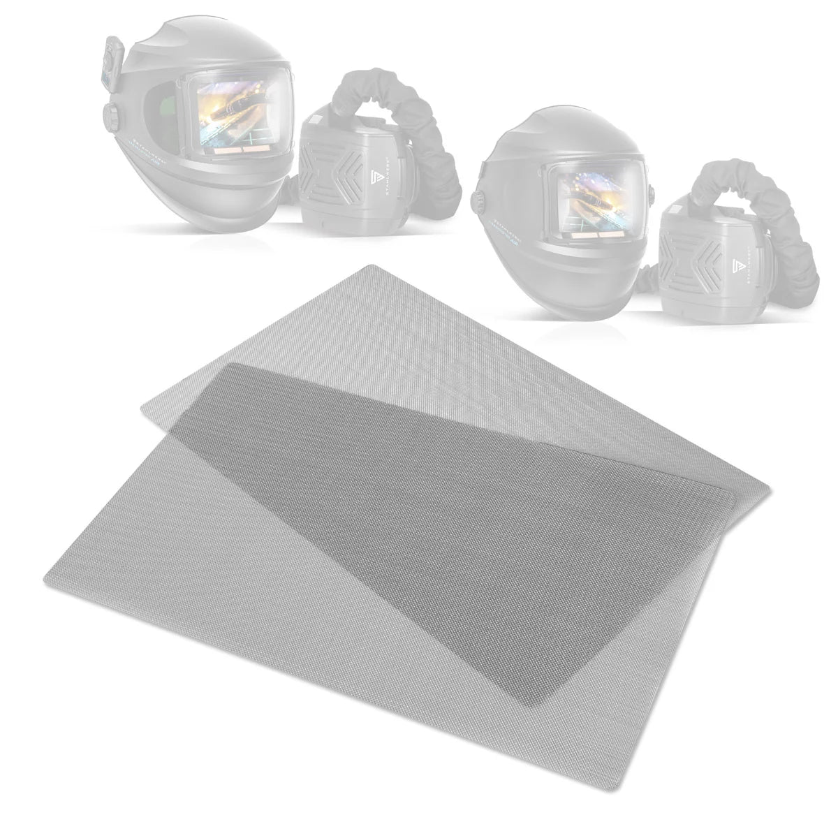 Parascintille STAHLWERK per unità ventilatore set da 2 | Sistema di filtraggio per maschere per saldatura ad aria fresca | Accessori filtri per maschere per saldatura MASTER AIR e BOOSTER AIR | Sistema PAPR