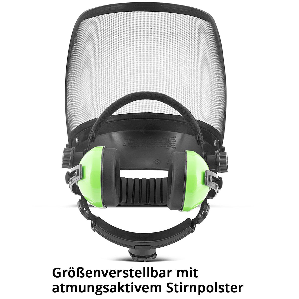 STAHLWERK Gesichts- und Gehörschutz-Kombination EN352 EN1731 Schutzvisier | Forsthelm | Schutzhelm | Augenschutz | Schutzmaske | Kopfschutz | PSA für Agrar-, Forst- und Baugewerbe