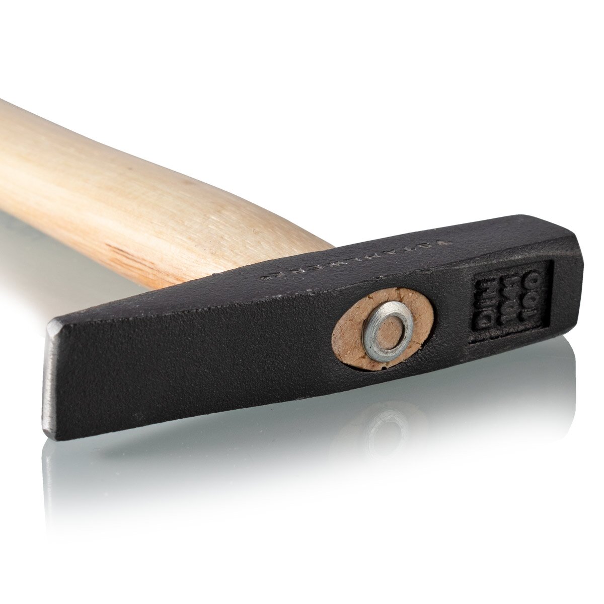 Blocco martello in acciaio a martello nel set 100 g 300 g 1000 g robusto testa robusta in acciaio forgiato, ben bilanciata e maniglia ergonomica in legno di hickory resistente alla frattura