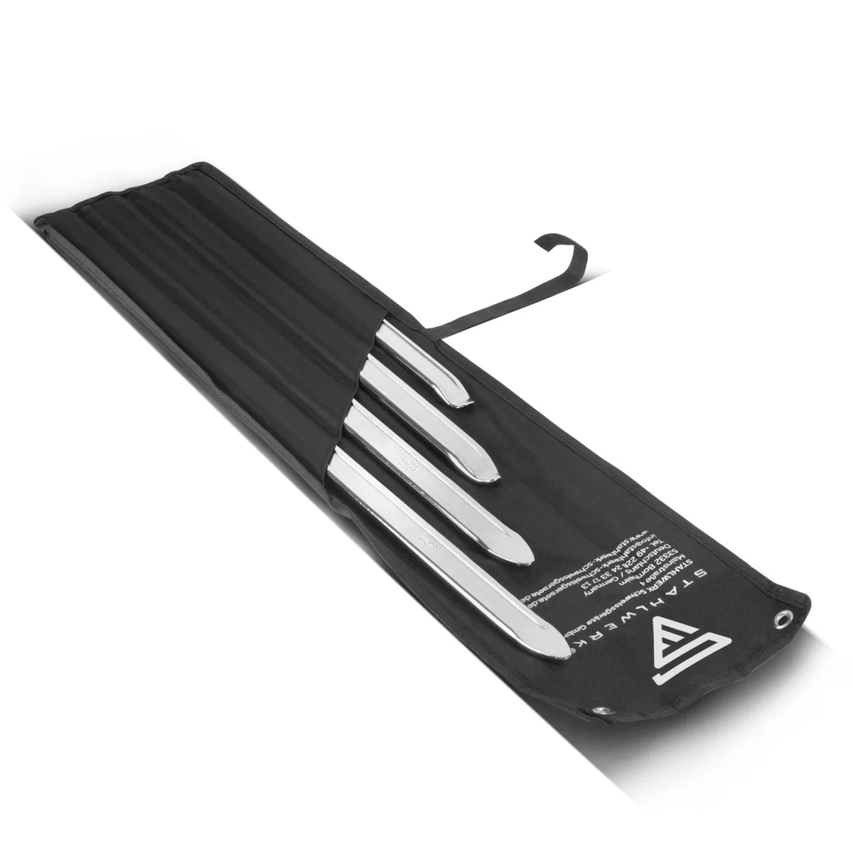 STAHLWERK LEVER IRON 4ER SET 500 | 600 | 700 | Ironia pneumatico da 800 mm per veicoli | Assembly Iron | Leva di assemblaggio | Ironia del gruppo pneumatico | Leva per pneumatici in acciaio di manganese cromatico per il cambio di pneumatici