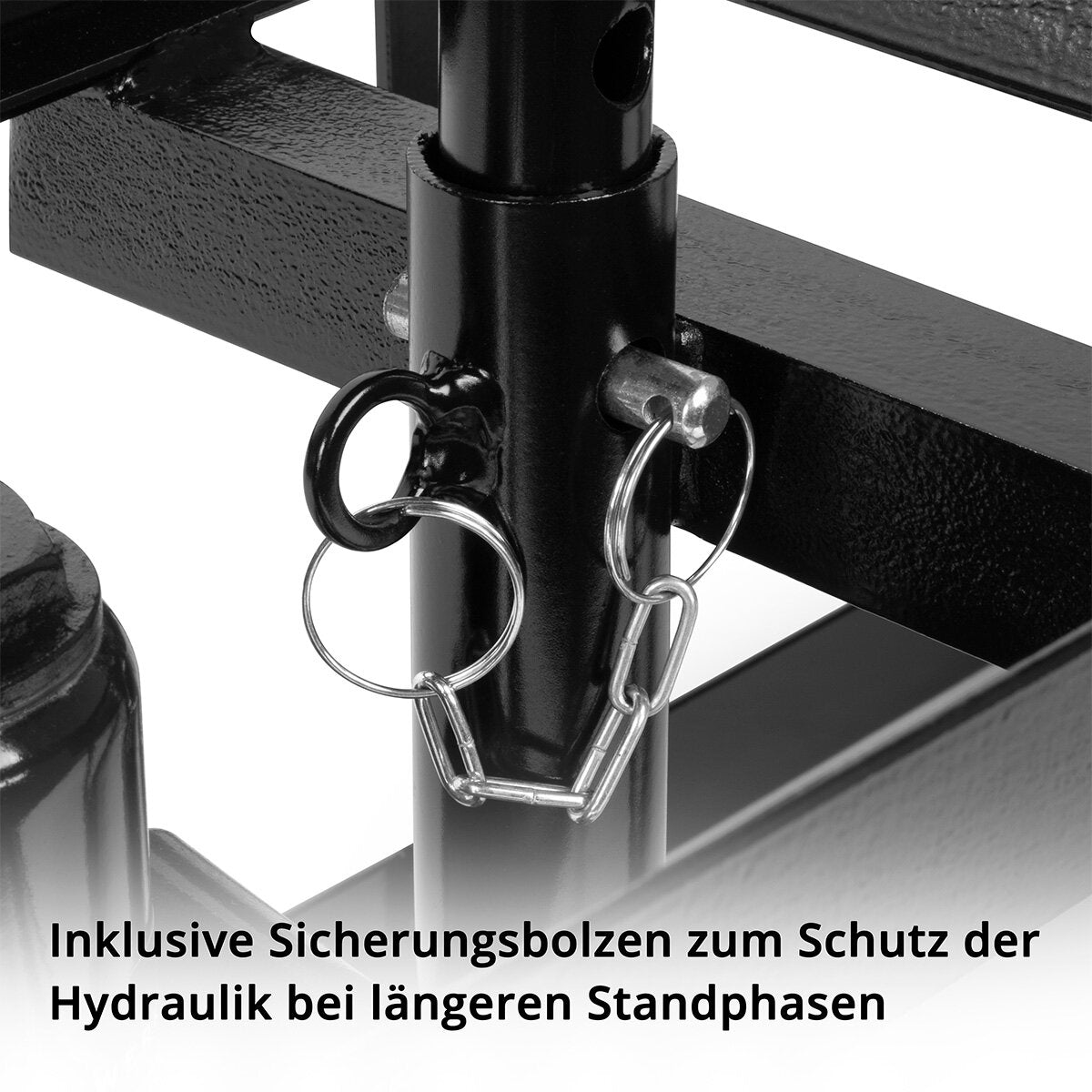 Rampe hydraulique de la rampe hydraulique en acier GTH-14 ST avec 5 tonnes de caractéristique de capacité d'élevage avec une prise | rampe de voiture ajustée en hauteur | Rampe de voiture | Voiture