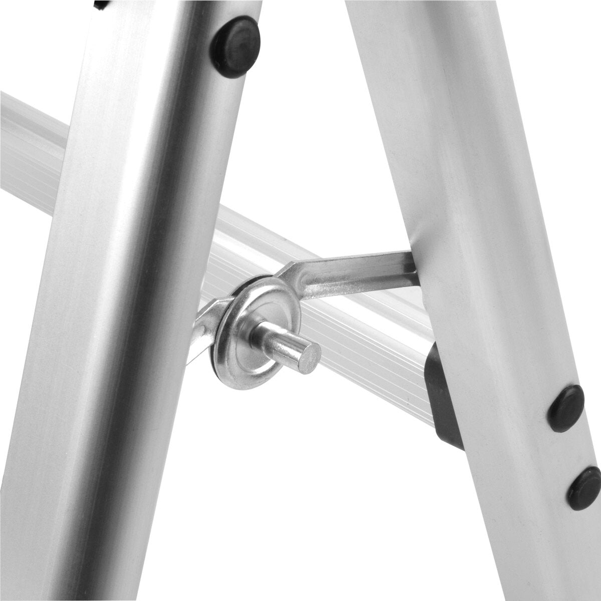 Steelworks pliage étape KT-1 St avec une capacité de charge de 120 kg Conductor d'aluminium | Conducteur pliant | Chef d'orchestre commercial | Schemel | Tabourets avec un niveau sans glissement
