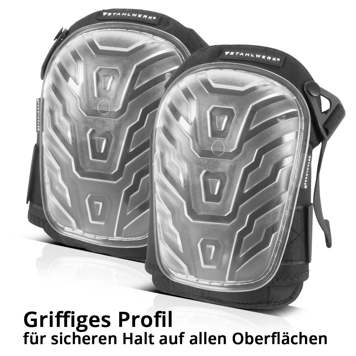 Steelworks Profi Kneeckoner | Protecteur du genou | Kni coussin stable, très résilient et résistant à l'abrasion avec un confort élevé