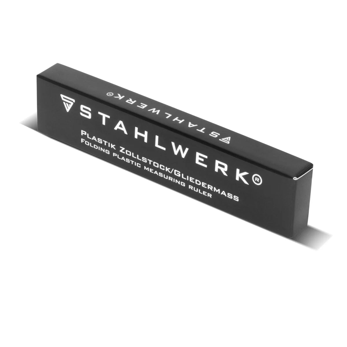 STAHLWERK Zollstock 1 Meter präziser Kunststoff-Gliedermaßstab | Meterstab | Maßstab | Maßband | Metermaß mit gut ablesbaren metrischen Ziffern