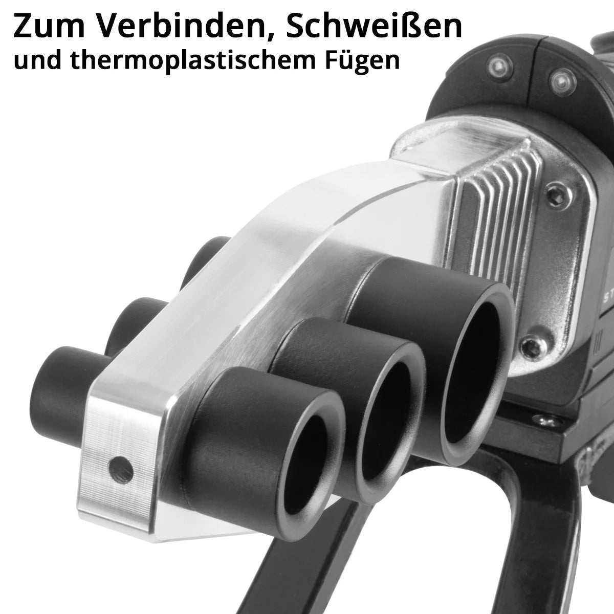 STAHLWERK Muffenschweissgerät professionelles und leistungsstarkes Kunststoffschweissgerät für stabile und langlebige Rohrverbindungen | Rohrschweissgerät | Stumpfschweissgerät | Rohrschweisser