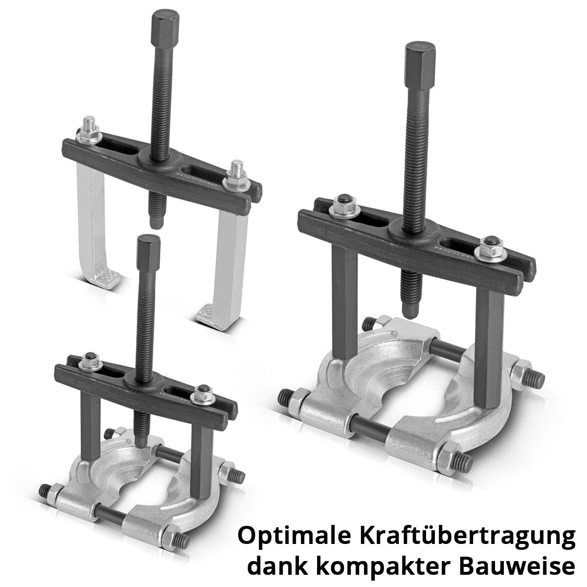 Stahlwerk Lager Puller Set Phrase Turler en 14 parties | Outil spécial pour le démontage professionnel des roulements, des vitesses, des sangles, des rotors ou des accouplements intérieurs et extérieurs