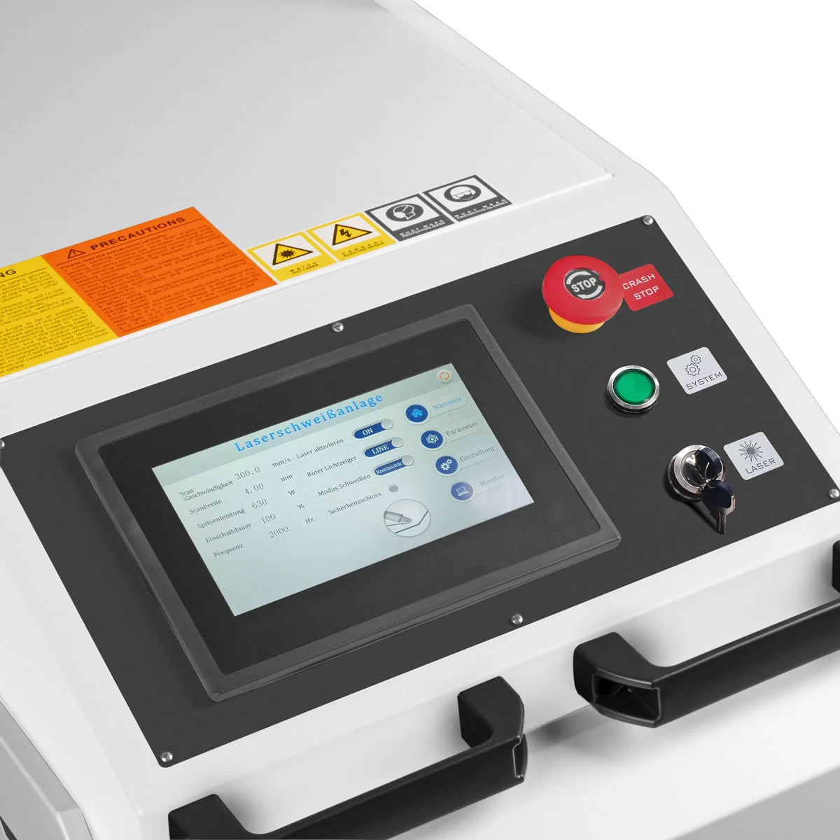 STAHLWERK laser welding machine WCD-1500 Laser Pro | Fully equipped | 1500 watts | Professional 3-in-1 handheld laser welding machine for precise welding, cutting and rust removal