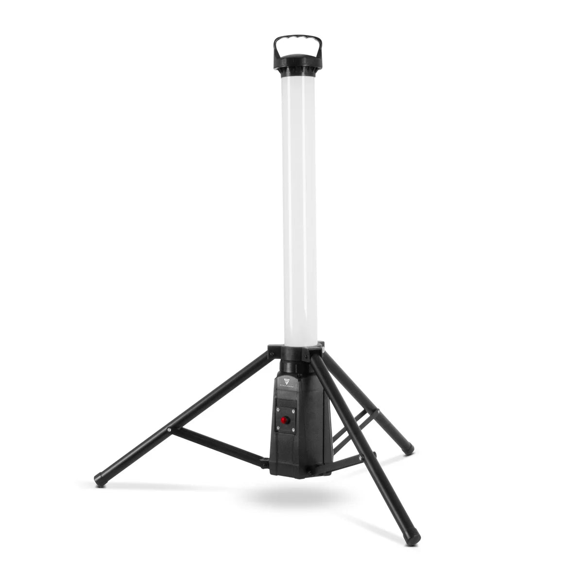 STAHLWERK Foco LED de construcción en torre 360° TBS-30 ST | 30 vatios | 2.400 lúmenes | Color de luz diurna de 6.500 K | Batería de iones de litio 7,4 V / 8000 mAh | IP44 | Luz de trabajo inalámbrica