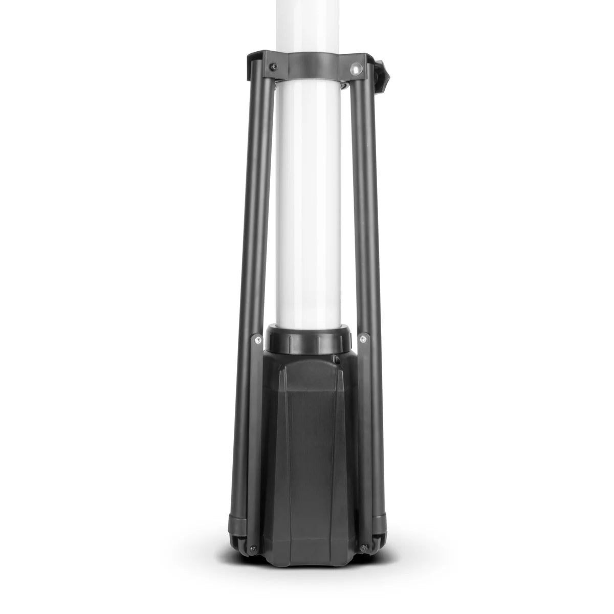 STAHLWERK Foco LED de construcción en torre 360° TBS-30 ST | 30 vatios | 2.400 lúmenes | Color de luz diurna de 6.500 K | Batería de iones de litio 7,4 V / 8000 mAh | IP44 | Luz de trabajo inalámbrica
