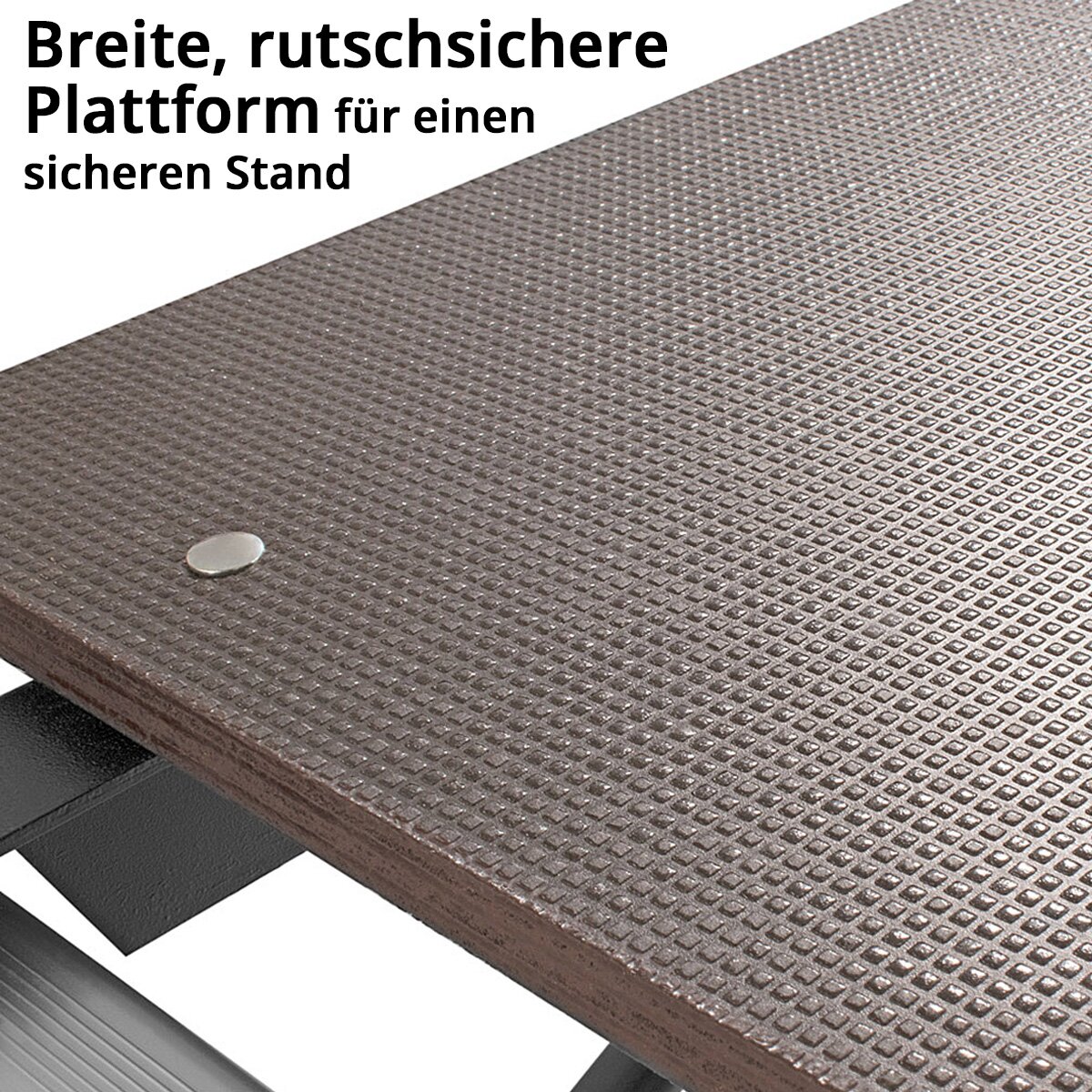 STAHLWERK Leitergerüst LG-270 ST 150 kg Tragkraft, 3 in 1 Mehrzweckleiter / Aluminium Klappleiter / Arbeitsgerüst / Arbeitsplattform / Gerüst mit rutschfesten Sprossen inklusive 7 Jahre Hersteller-Garantie