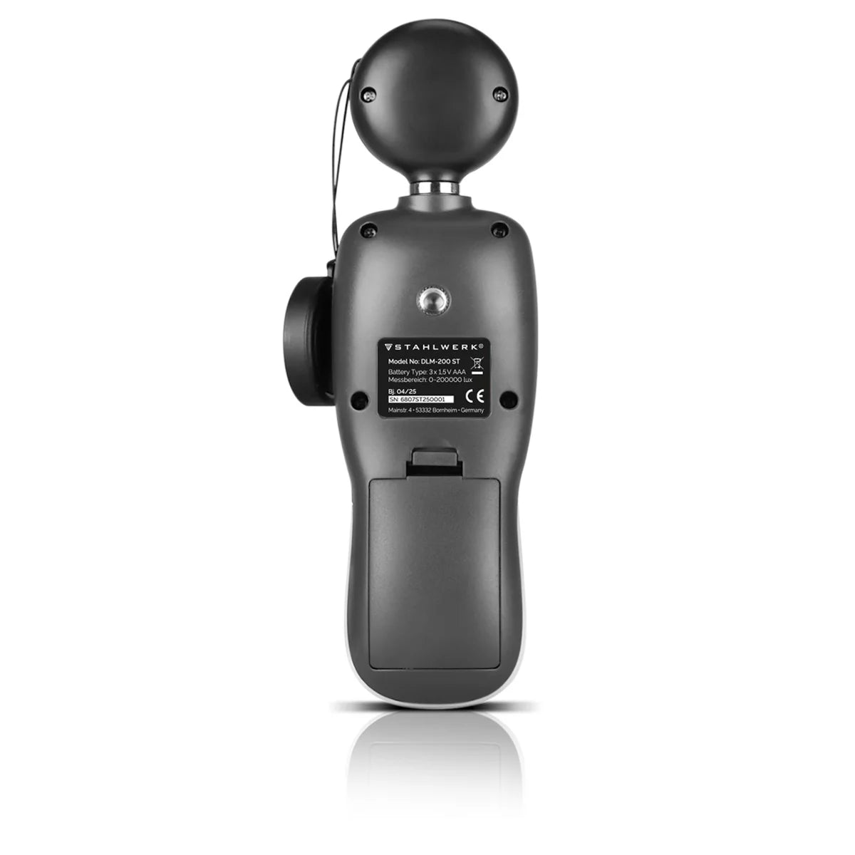 Luxmètre numérique STAHLWERK | Luxmètre et éclairement précis | Mesure professionnelle de l'intensité lumineuse | Pour les mesures de lumière en photographie, dans des pièces ou sur le lieu de travail
